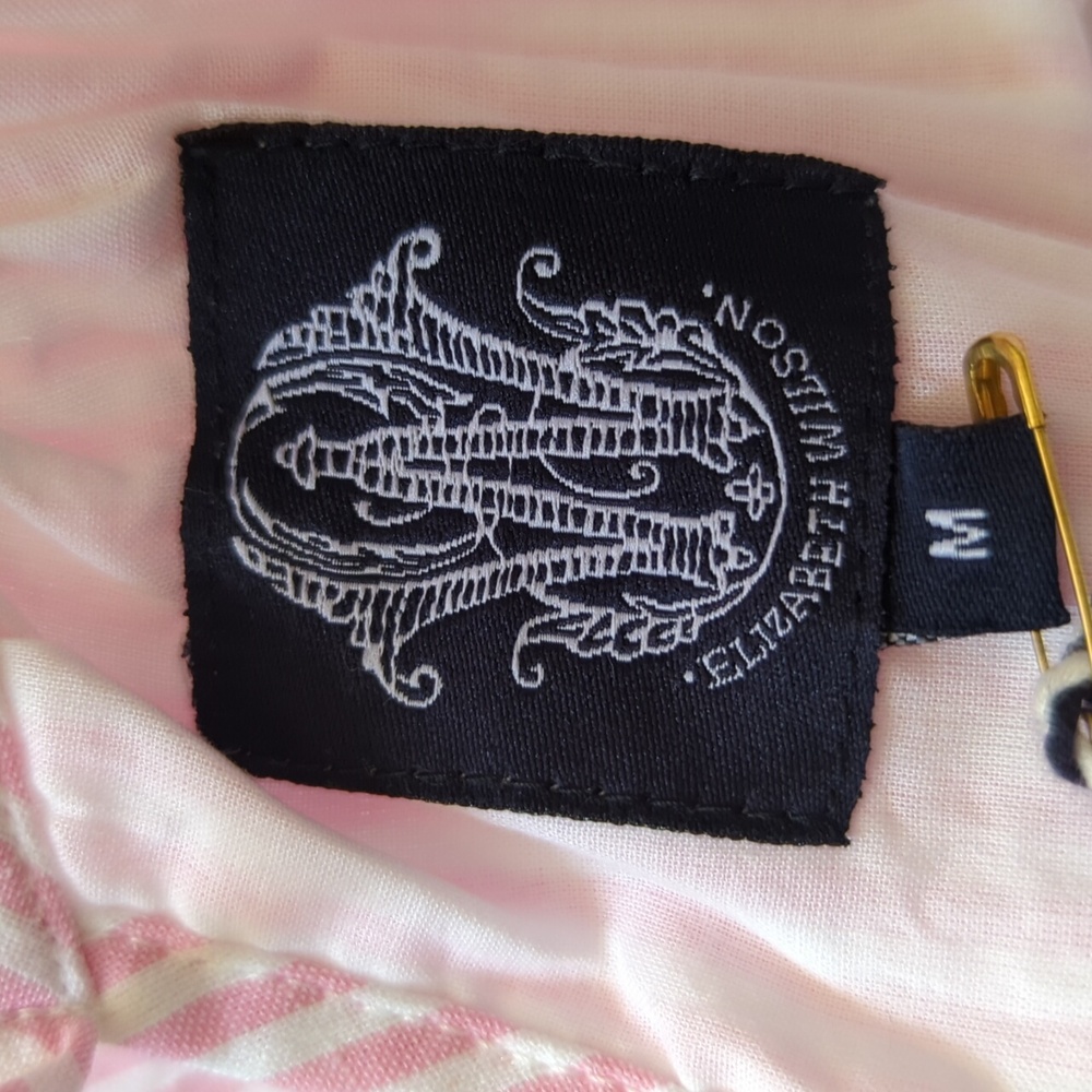 Elegant Pink Striped Mini Dress - Picture 15 of 16